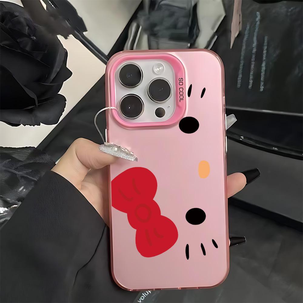 2026 New Cartoon Hellos Kittys Phone Case Suitable for iPhone 17 16e 16 15 14 13 12 11 Mini Pro Max Air X XR XSMAX 8 7 Plus Anti Fall Protection Matte Back Cover