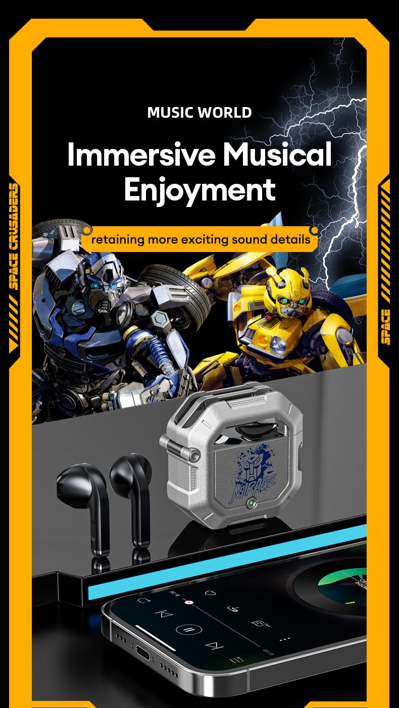 Transformers New Legit TF-T12 Wireless Buletooth Earphone