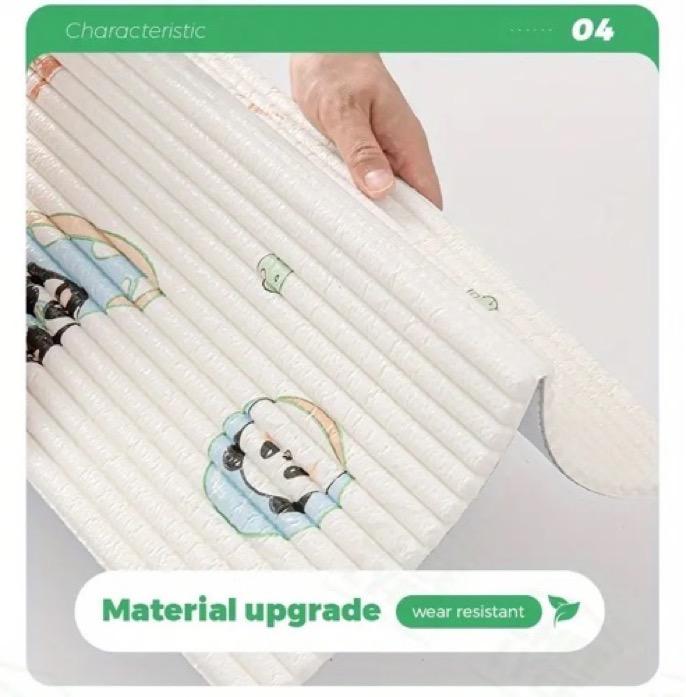 Self-adhesive XPE foam bumpers - Soft rubber buffer strips with & design, peel and stick safety guards for walls, corners, furniture bedside, living room, dining table - Ideal Thanksgiving gift, durable impact resistant, for home decor, Corner Protectors