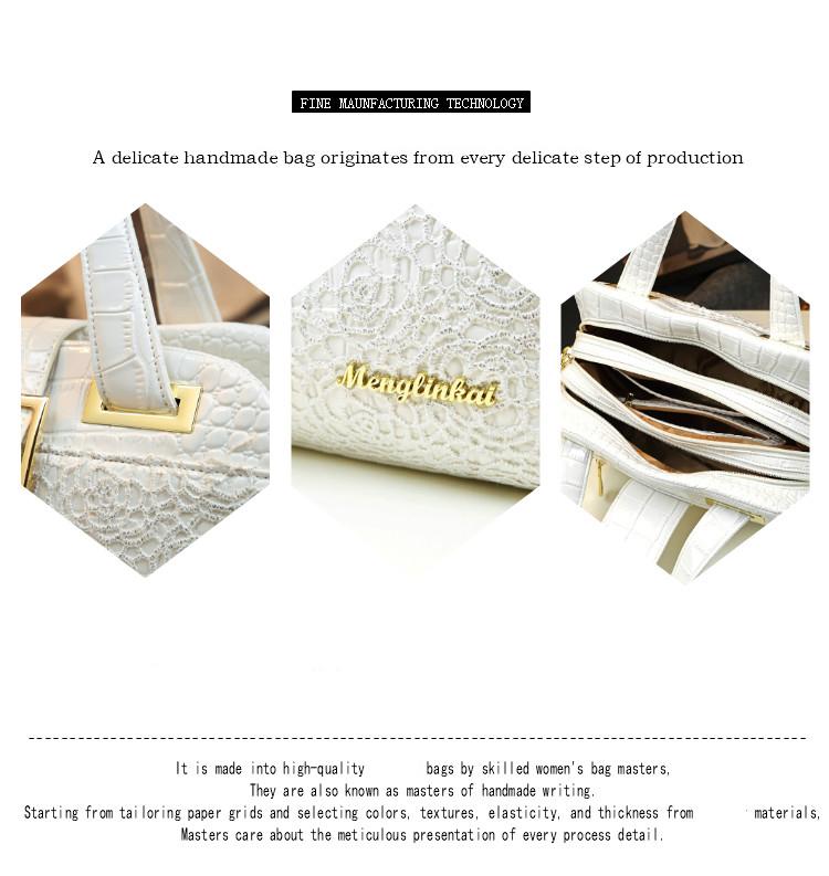 2026 New Bordeaux Boston Bag, Lace Crocodile Texture Embossed Pillow Bag, Luxury Handbag for Women, Crossbody Shoulder Bag