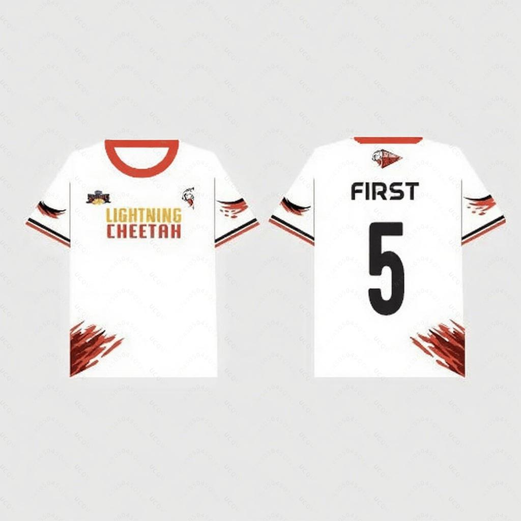 2026 Summer Round Neck Casual Thailand Men and Women Gmm Tv Sports Meeting Jerseys 3d Printed Short-Sleeved Red Team Beach Wear