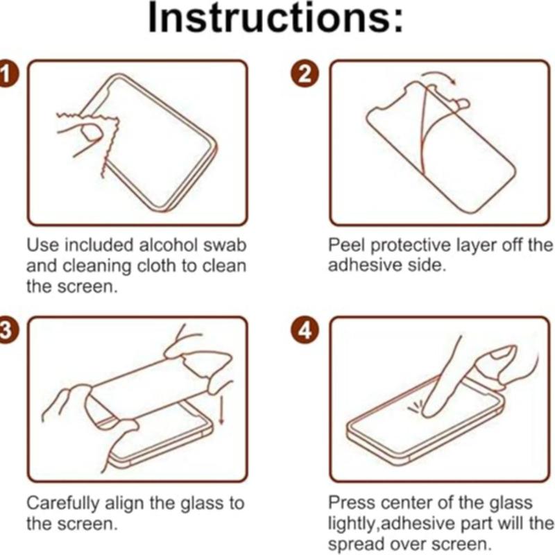 Privacy Screen Protector, 2 Counts Tempered Glass Phone Screen Protective Film, Phone Accessories Compatible with iPhone 16 Series X 11 12 13 14 15 Pro Max 15 Plus