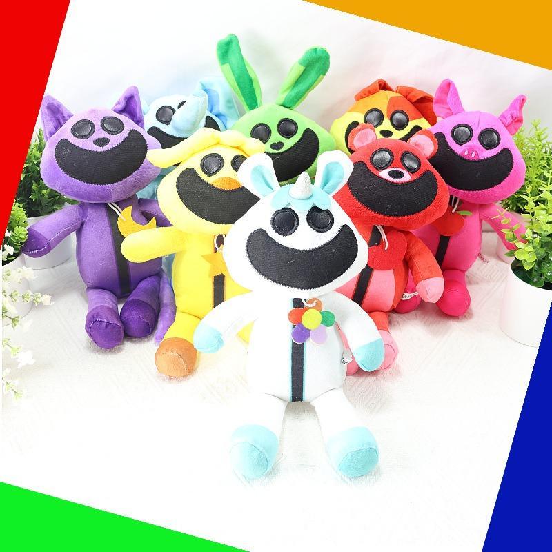 Poppy Playtime Chapter 3 Smiling Critters Plush Toys, Cute Scary Animal Stuffed Dolls, Dreadful Plushies for Fans Gift