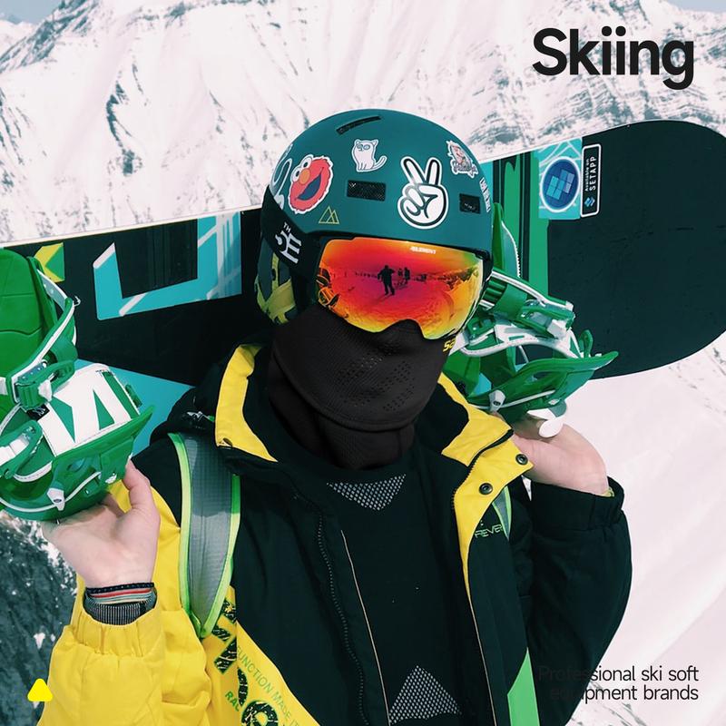 SHINEMEOTH Warm Windproof Hat Balaclava Face Mask Men Padded Liner Under Helmet Skiing Cycling Fleece Lined for Winter Outdoor Sports