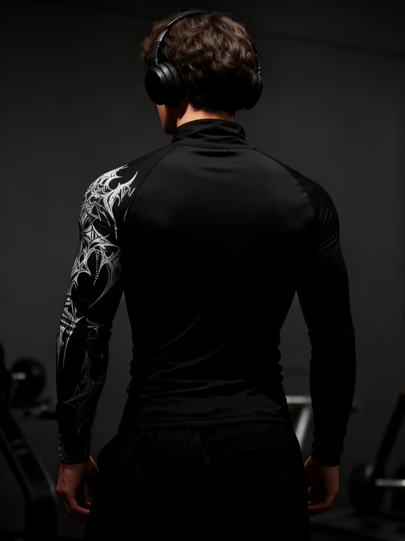 Men's New Breathedivinity Sports Quick-Dry Tight-Fitting Gym Zipper Jacket, Elastic Couple, Ideal for Fitness and Workout