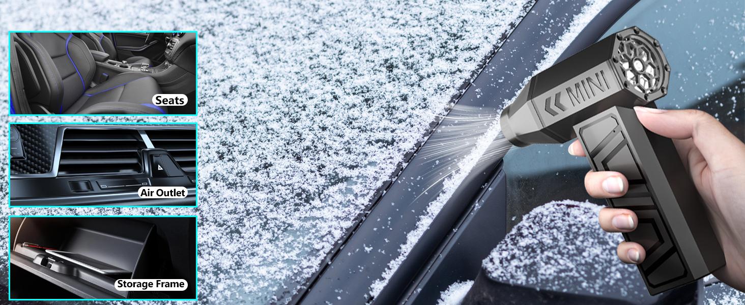 Turbo Jet Blower Cordless Air Duster 130,000RPM Cordless Electric Compressed Air Duster Mini Turbine Fan, Violent Fan for Keyboard Computer Cleaning