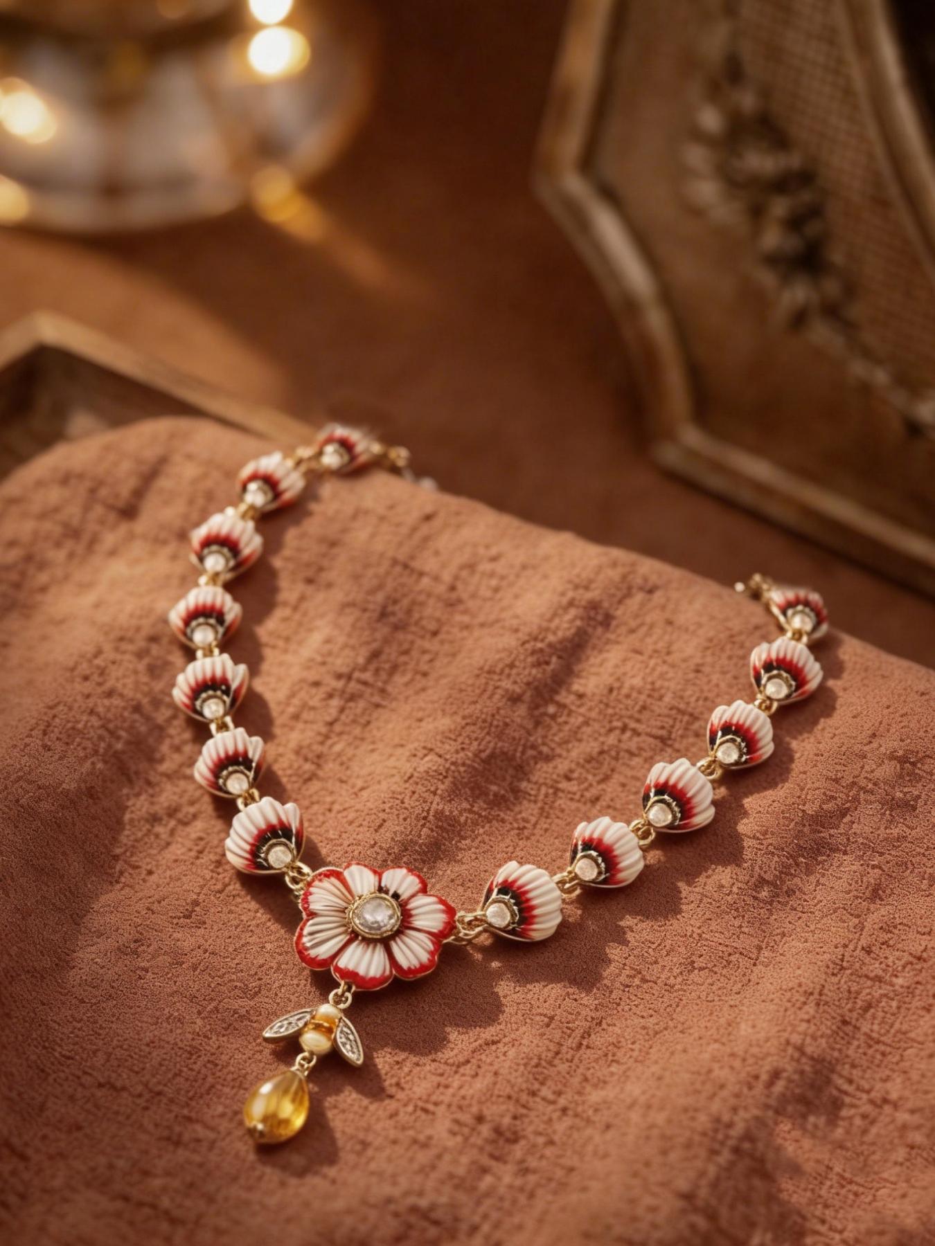 A fashionable and elegant shell chain pendant necklace, suitable for daily wear, vacation dates, and other occasions, and is also a surprising and exquisite small gift.