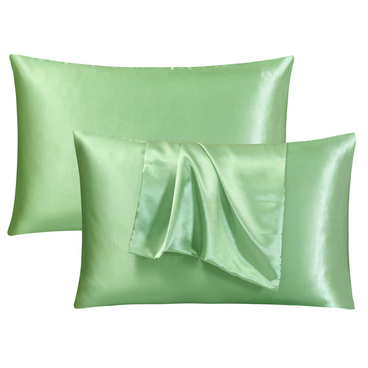 2-Piece Minimalist Solid Color Pillowcase Set Made From Premium Polyester Fabric, Skin-Friendly and Soft, Breathable and Comfortable, Durable and Wear-Resistant. Ideal for Bedroom, Sofa, and Living Room Home Decor. (Pillow Inserts Not Included)