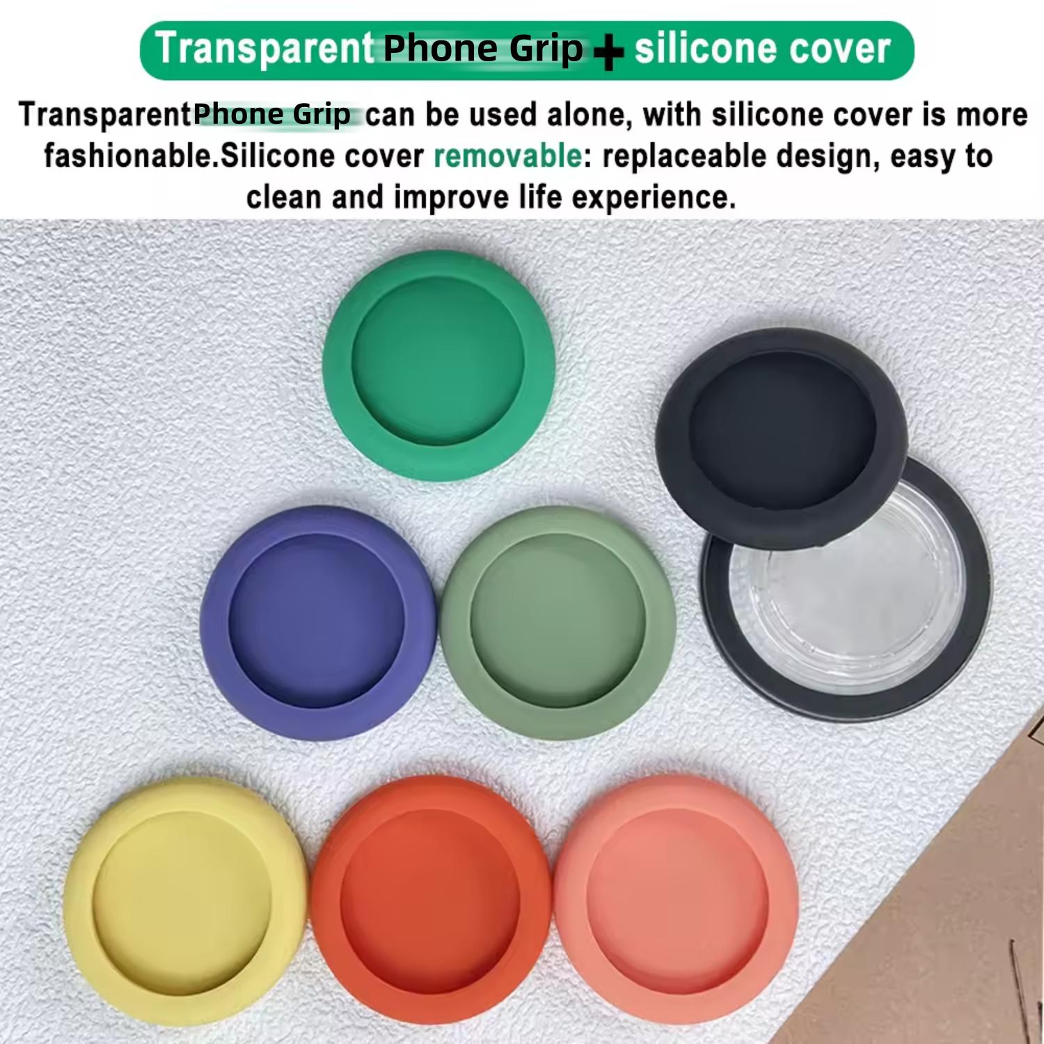 Strong Magnetic Phone Grip, Telescopic Lazy Phone Bracket, Removable Round Silicone Part, Hands-Free Phone Mount for iPhone 17/16/15/14/13/12 Series #GLOBAL PICKS