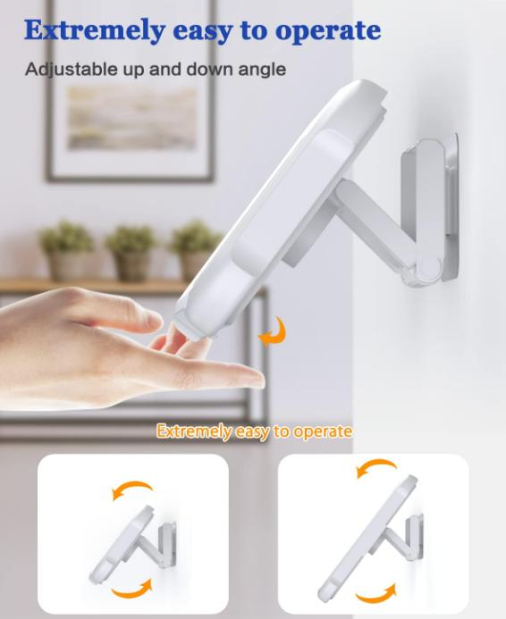 Waterproof Phone Mount for Showers and Bathrooms—360° smooth rotation, anti-fog protective case, responsive full HD touchscreen, comes with 4 tool-free adhesive wall mounts, compatible with 4–7-inch iPhones, Samsung, and other adjustable smartphones