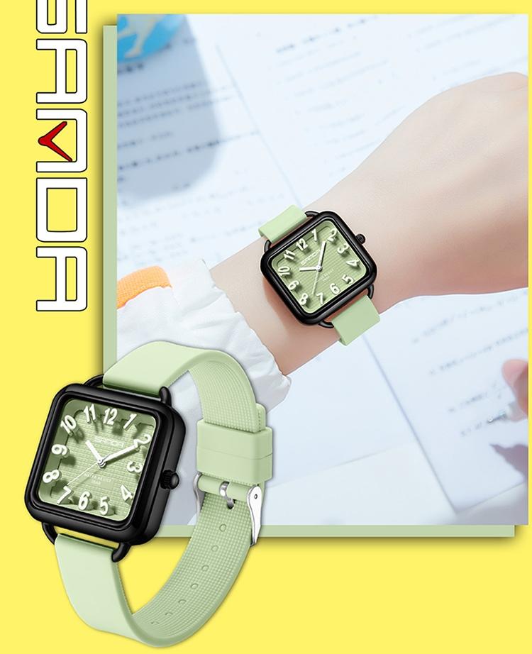 Women's Quartz Watch, Fashion Casual Style, Waterproof, Zinc Alloy Case, Soft Silicone Band, Comfortable Wear, Gift Idea for All Ages