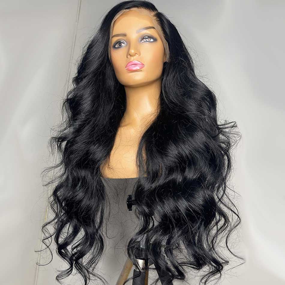 Tuneful HD Transparent 13x6 Lace Front Human Hair Wigs Raw Indian Body Wave Pre Plucked Human Hair HD Lace Frontal Wigs