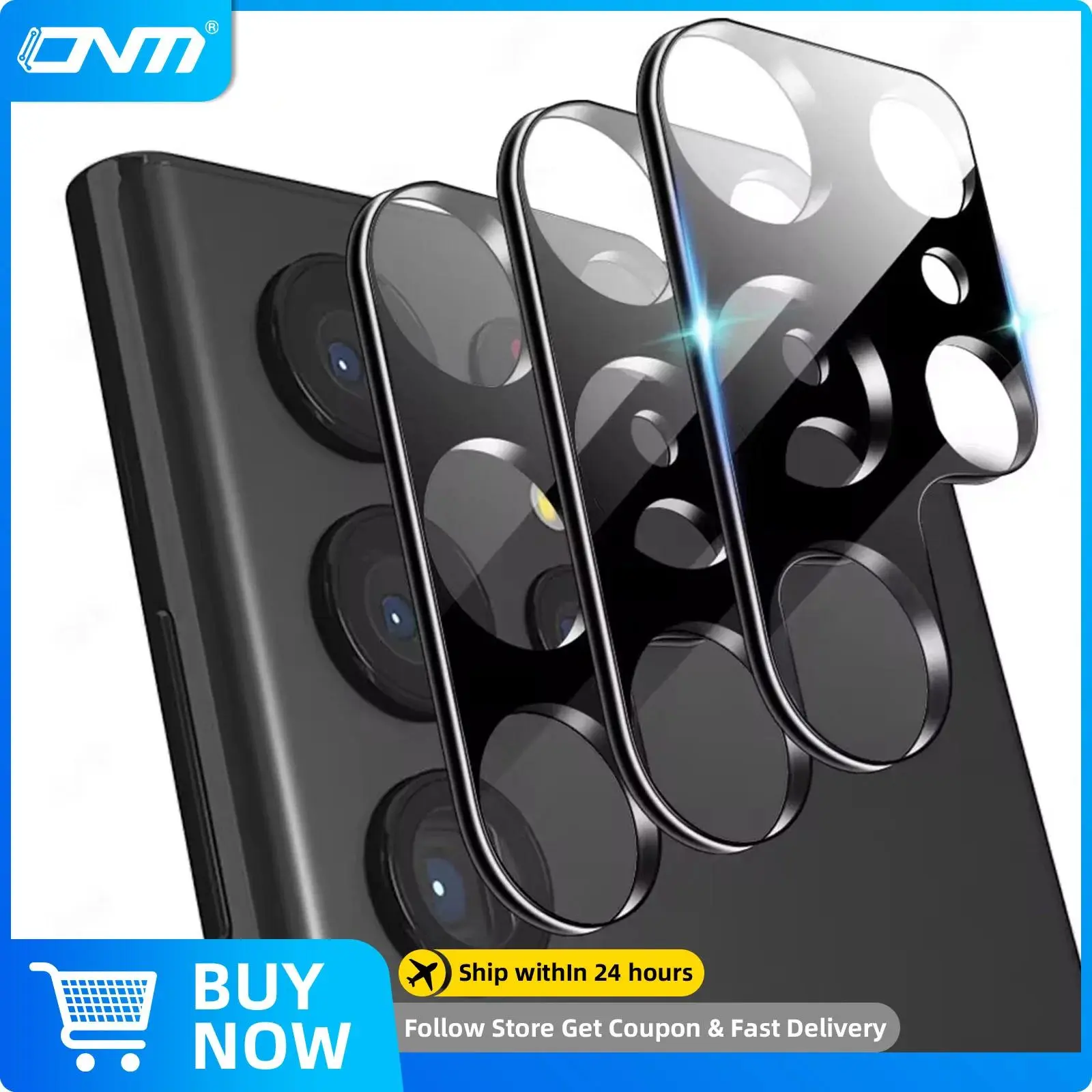 Camera Lens Protector for Samsung Galaxy S26 S25 S24 S23 S22 S21 Ultra Plus FE Back Camera Tempered Glass Protection Accessories