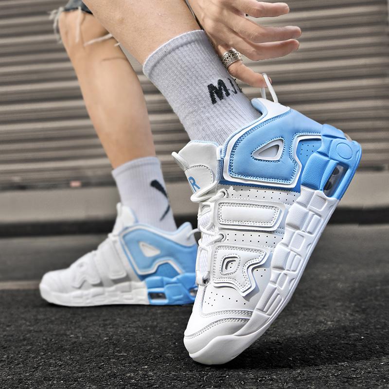 Unisex Fashion Casual Sports Shoes, Stylish Basketball Shoes, Shock Absorption Comfortable Shoes, Sizes 36-47, Men and Women