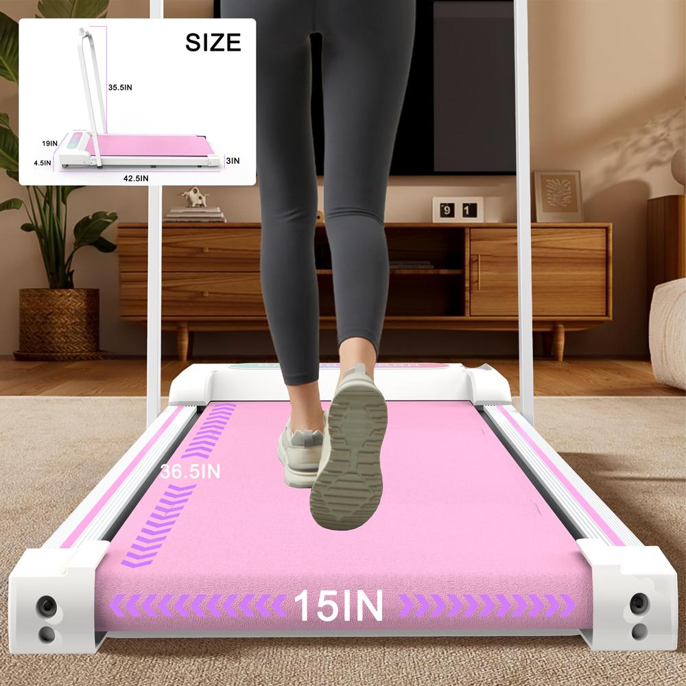 【KINMAC】265 lbs Treadmills Walking Pad, 2 in 1 Running Machine, Under Desk Treadmill for Home Office, Protable Treadmill Walking Treadmills for Home