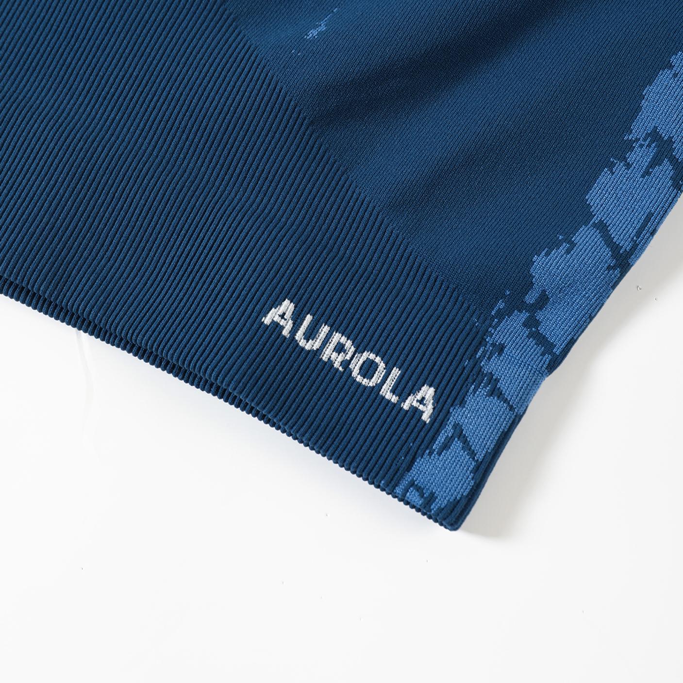 AUROLA Serpent Snake Long Sleeve Shirts for Women, Seamless Workout Crop Tops Crew Neck Cropped T Shirt Athletic Yoga SpringStatements Gym Outfit Tee Gym Exercise Activewear