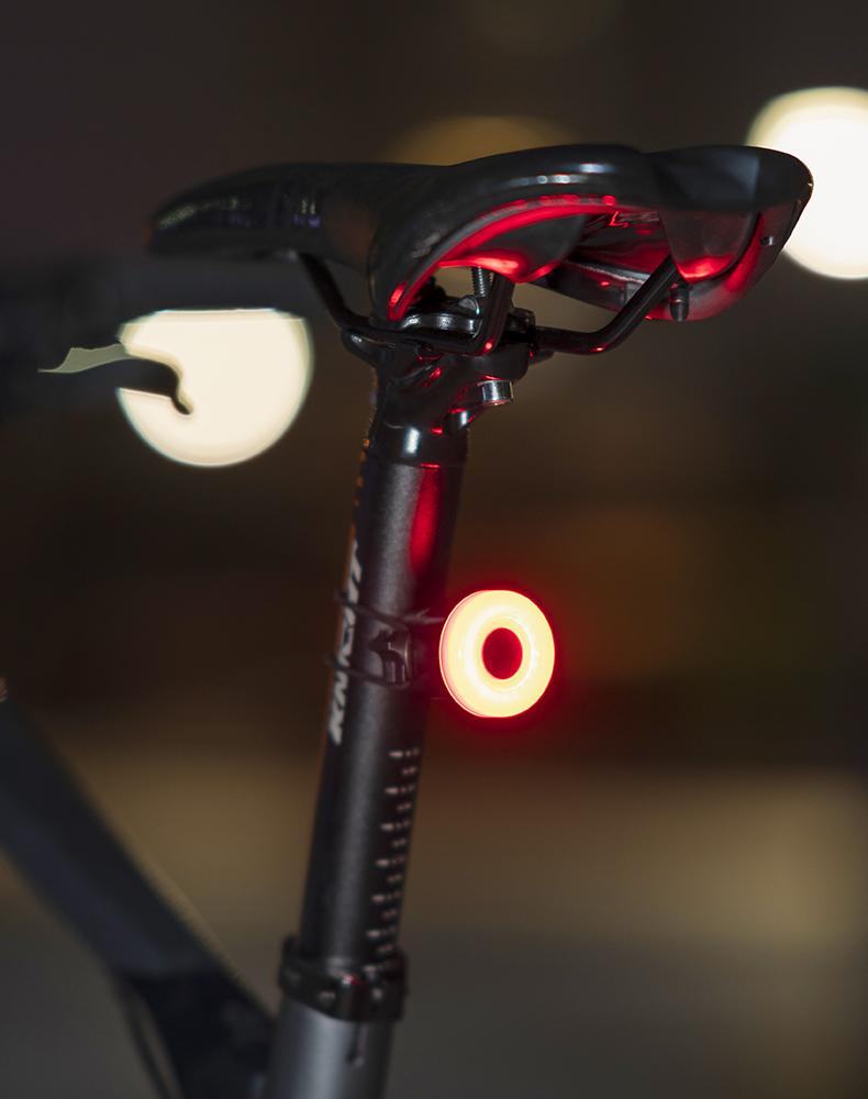 ROCKBROS Smart Bike Tail Light Break Sensing Bike Light Rechargeable Waterproof Auto On/Off Ultra Bright LED