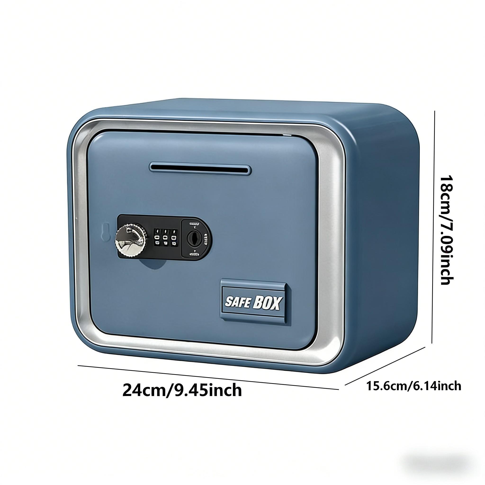 Household Mini Safe Cash Box, Lockable Money Jar Ideal Festival Gift