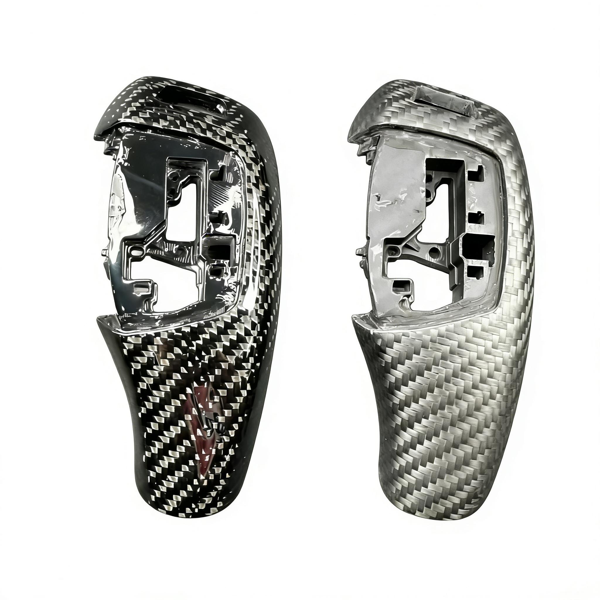 High End Real Carbon Fiber Gear Shift Knob Cover for BMW 3 5GT 6 7 Series F30 F31 F32 F10 Interior Styling Trim