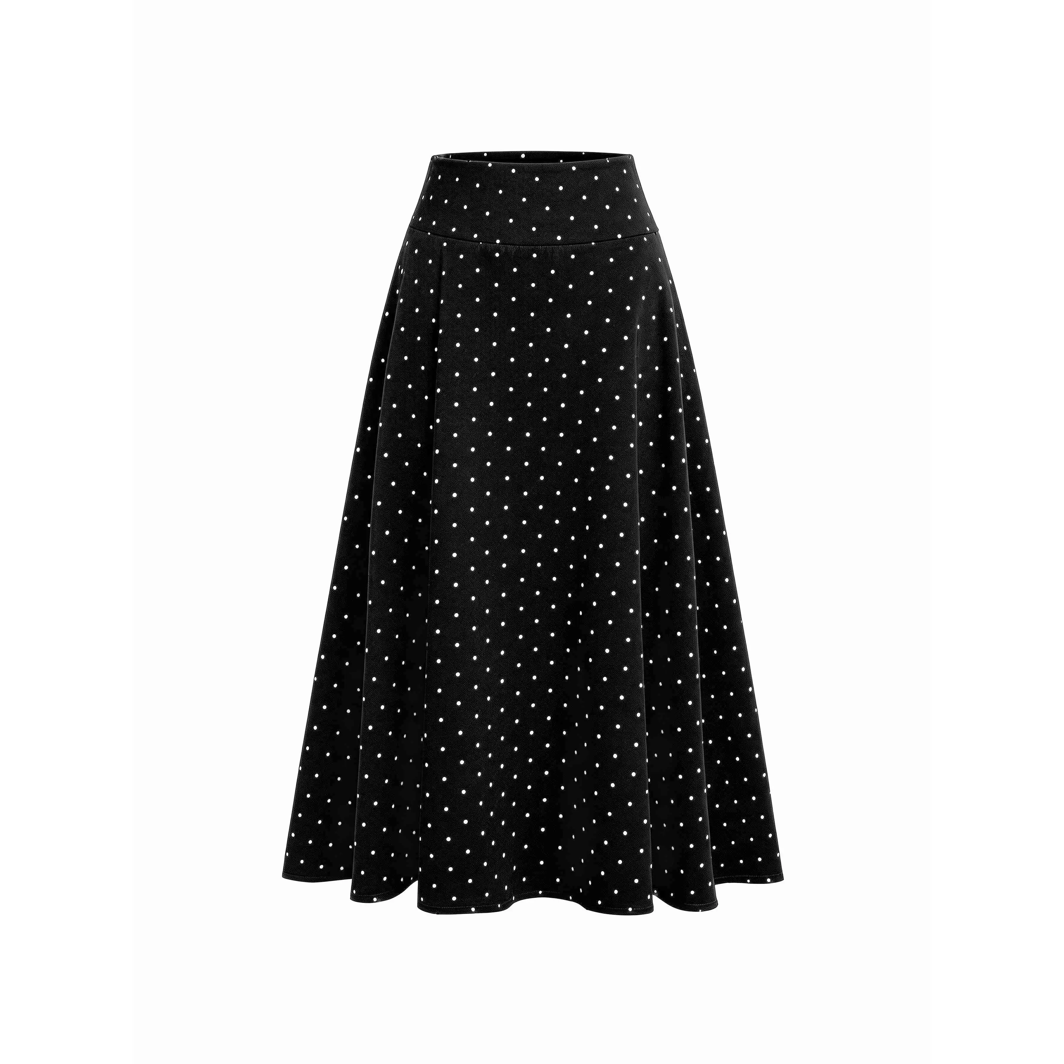 Black Polka Dots