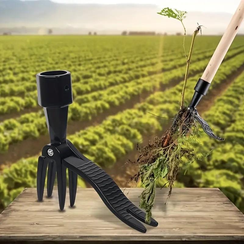 Manual Weed Puller Tool, Standing Upright Weeder for Garden, Manual Weed Remover, Efficient Gardening Tool, Easy-To-Use Handheld Weeding Device