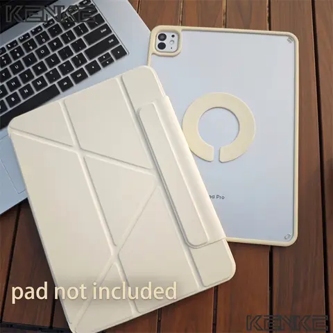 iPad Case 2-In-1 Y-Fold Cover, Detachable Stand, Magnetic Refrigerator Mount, Adjustable Tablet Cover, Smart Tablet Shell, Multi-Functional Protective ipad Air Pro 11 inch pro 13 mini 6/7 a17 pro ipad 10th gen case 11th a16 air 4 5 6 7 8