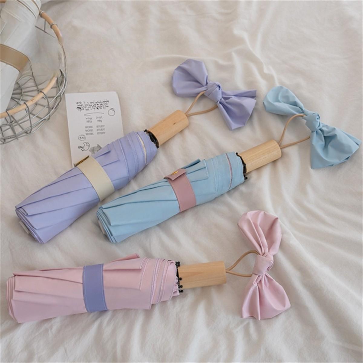 Manual High-Density Colorful Macaron Umbrella, Waterproof Sunscreen, Multiple Colors Available, Suitable for Daily Commute and Photography, Unisex