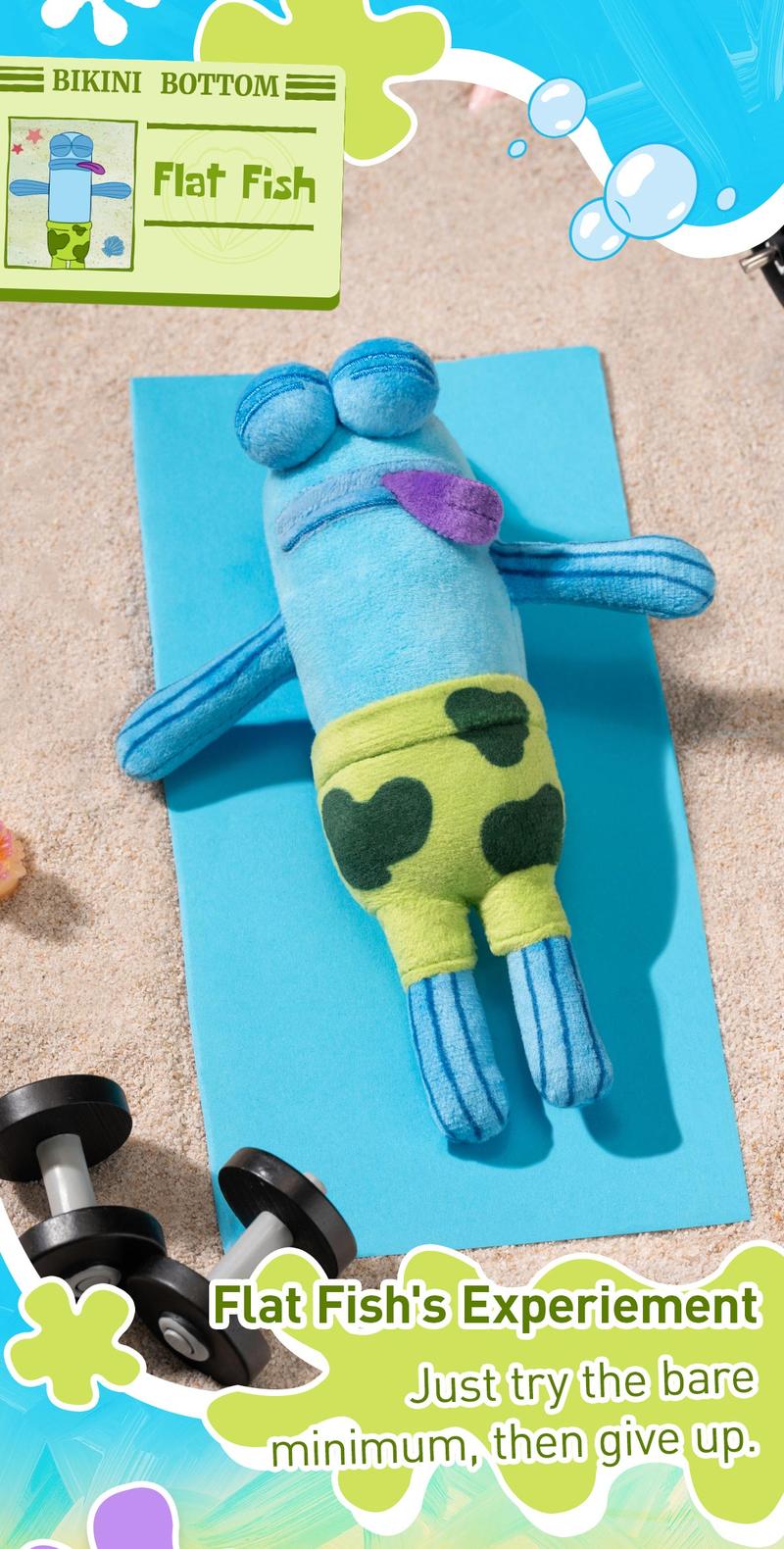POP MART Bikini Bottom Buddies - Whimsical Plush Blind Box, Collectible Toys, Valentine’s Day Gifts