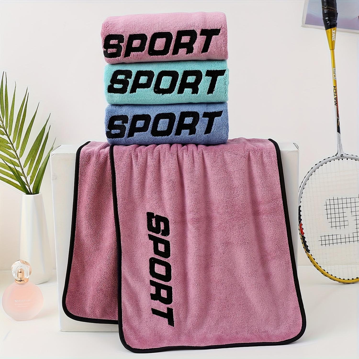 Ultra-Soft Microfiber Sports Towels, Quick-Dry Super Absorbent Modern Design, Perfect for Fitness Running Outdoor Yoga Gym Camping Tennis Travel, Stylish Fitness Towels