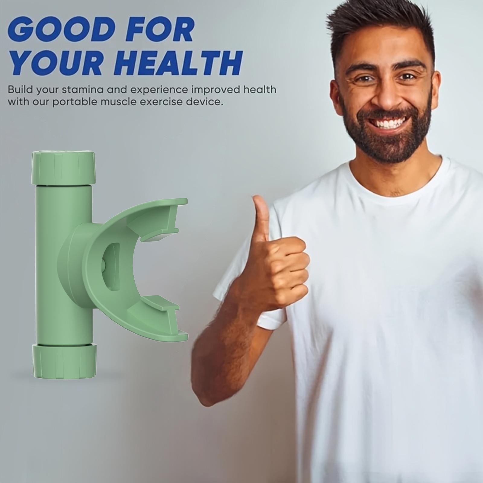 Breathing Lung Function Trainer Portable Respiratory Device, Home Training Equipment, Adjustable Resistance for Home Fitness, Lightweight and Compact