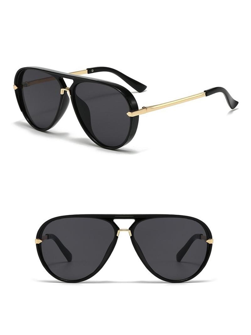 Women's Ombre Tinted Lens Aviator Sunglasses, Aviator Shades, Trendy Casual Sunglasses for Everyday Use, Fashion Accessories for Outdoor Activities