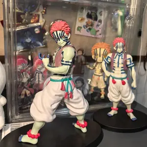 19cm Anime Figure Demon Slayer Figures Slayer Akaza Doll Figurine Warrior Action Figure Model Toys Anime Model Figure Car Doll