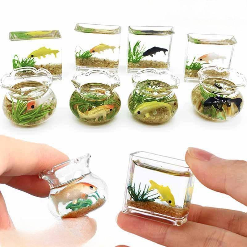Thick Glass DIY Terrarium Kit: Hydroponic Moss Micro Landscape, Mini Aquarium & Decor Ornament for Home/Office - Creative Gift with Glass Vase Planter for Indoor Greenery