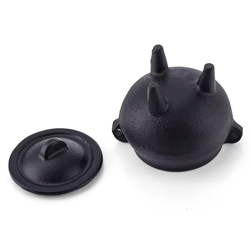 Small Cast Iron Sage Burner, Iron Art Incense Holder, Yoga Meditation Aromatherapy, Halloween Christmas Decor, Home Office Decoration