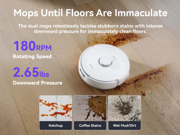 NARWAL Freo Pro Robot Vacuum and Mop Combo, Tangle Free Robot Mop, 8500Pa Powerful Suction, Self-Emptying, Auto Mop Washing, Auto Drying, Obstacle Avoidance, Ideal for Pet Hair and Hard Floor