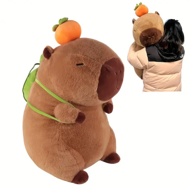 80cm oversized Kapibala Capybara Plush Toy Internet Celebrity Capybara Jun Doll Ugly Cute Doll Guinea Pig Doll Boys Girls Kawaii