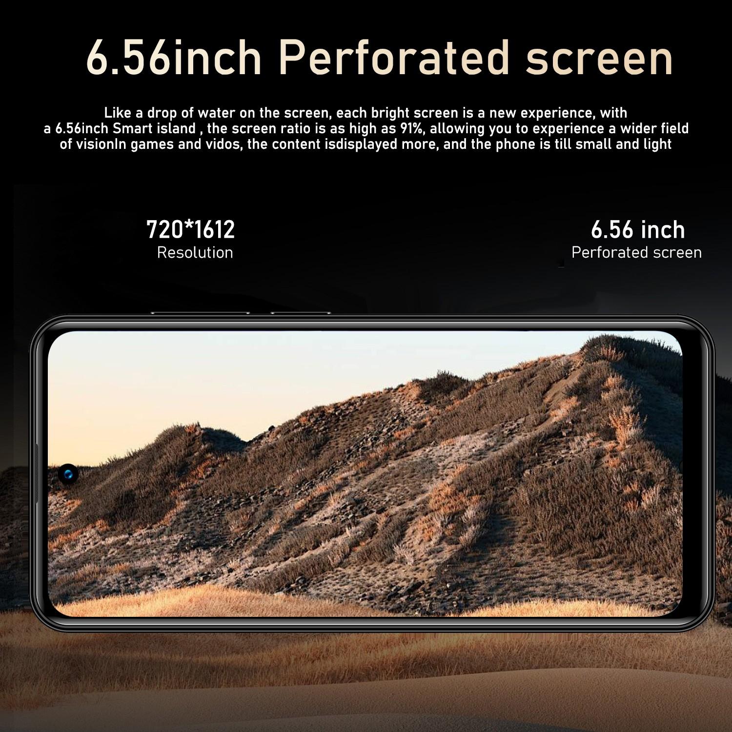 Fuffi M16 Pro Smartphone, 6.56-Inch HD Screen, 3gb RAM 32GB ROM, Quad-Core Processor, 3100mah Battery, 4G network, Dual Sim, Metal Frame, Android 10