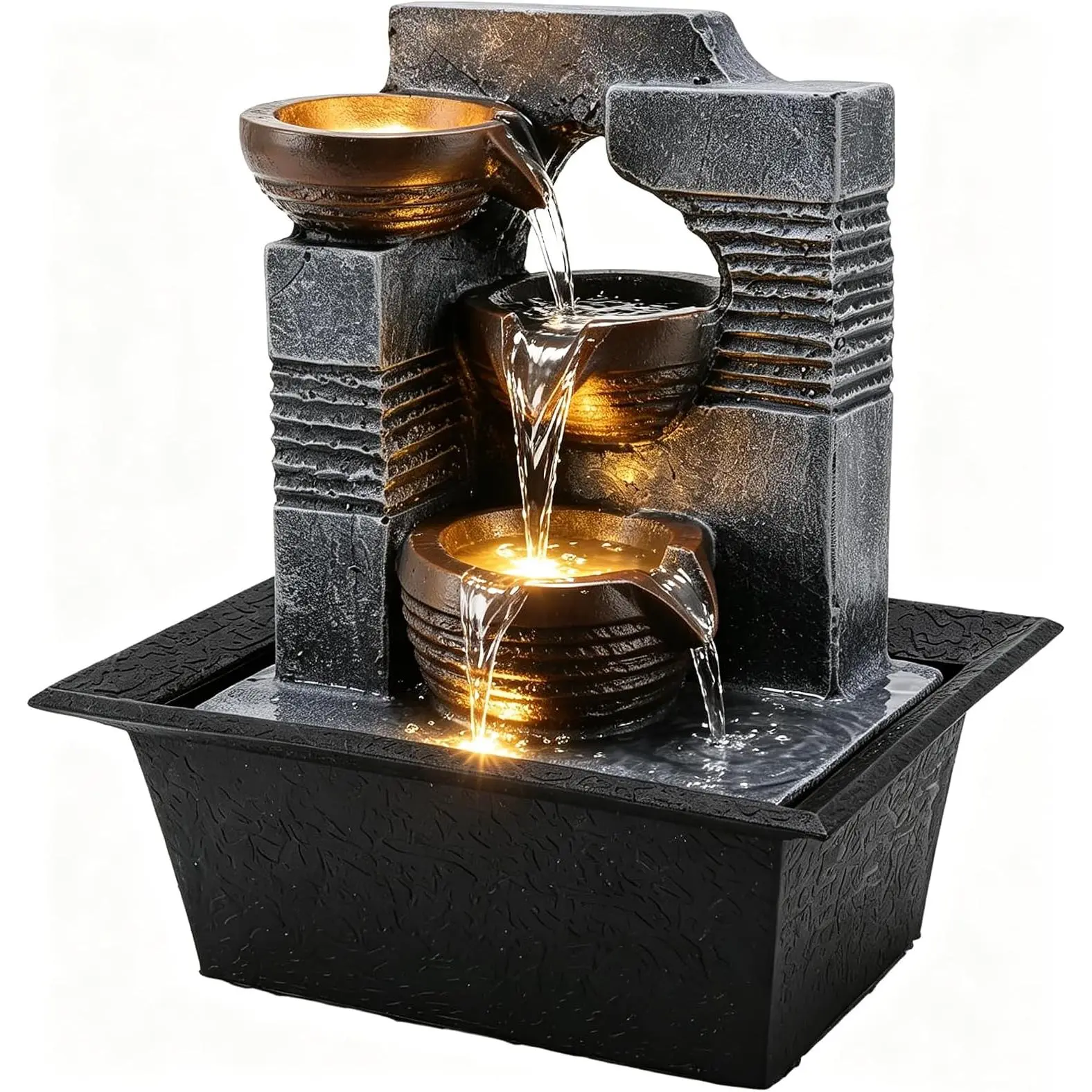 Three-tiered bowl