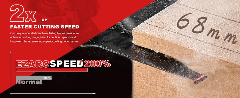 1-1/4" Extra Long Reach Curved Japanese Tooth Curved Arc Edge Oscillating Multi-Tool Blade 20 count for Clean Cuts in Wood and Plastic, FathersDayGift 1-1/4" Extra Long Reach Curved Japanese Tooth Curved Arc Edge Oscillating Multi-Tool Blade 20 count for Clean Cuts in Wood and Plastic, FathersDayGift