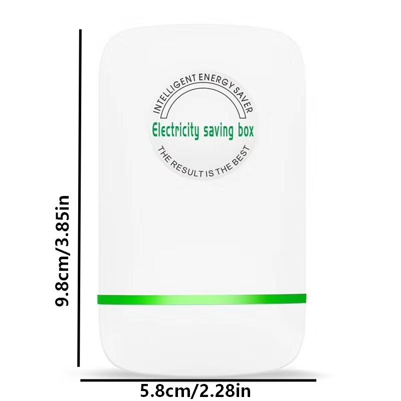 Smart Energy Saver Plug, Balances Current, Stabilizes Voltage, Suitable for Home and Office, Us Uk Eu Plugs, 2 Pieces