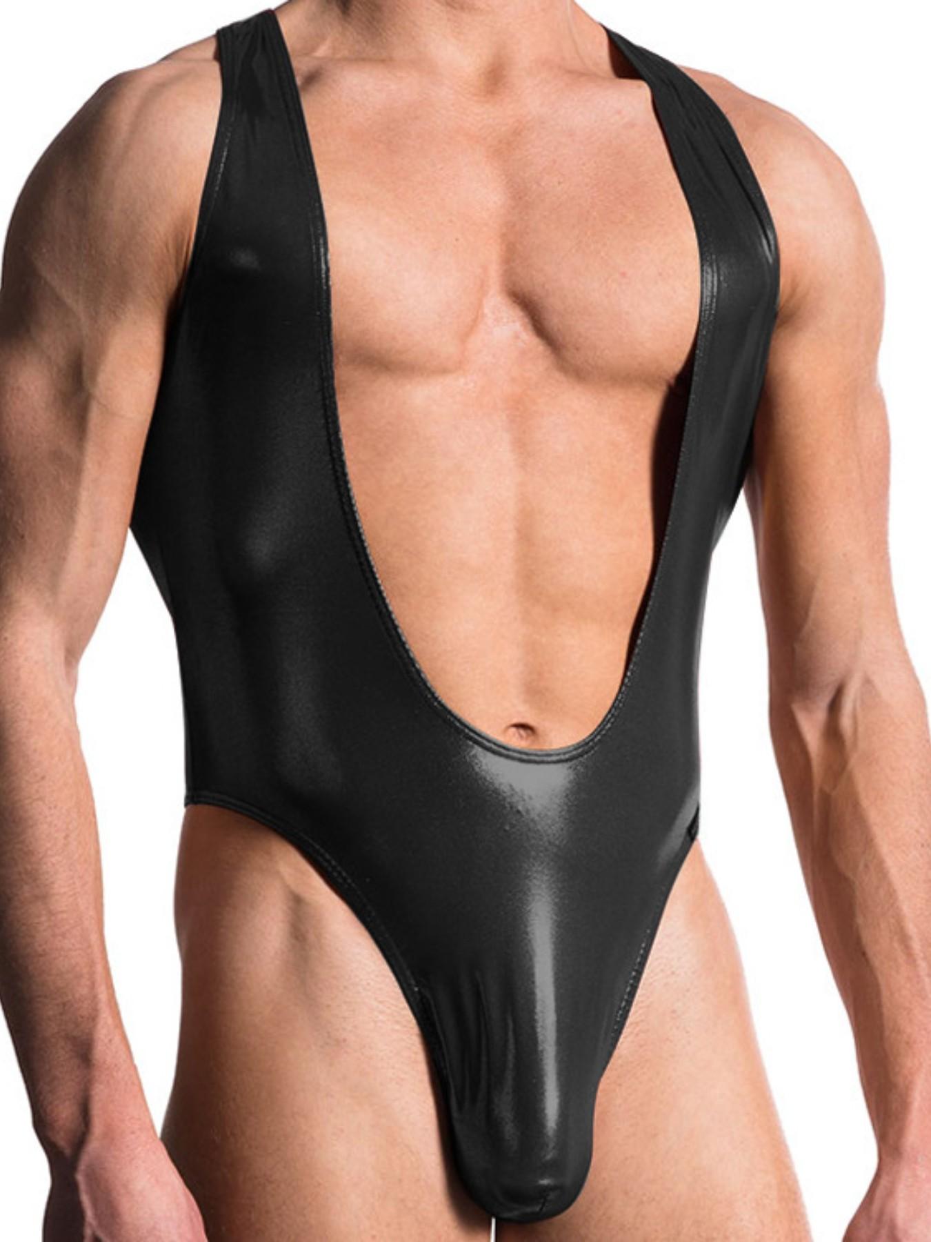 Men's Fitness Jumpsuit, Bold Performance Wear, Ideal for Workouts & Shows, Comfortable & Stylish Design, Perfect for Active Men