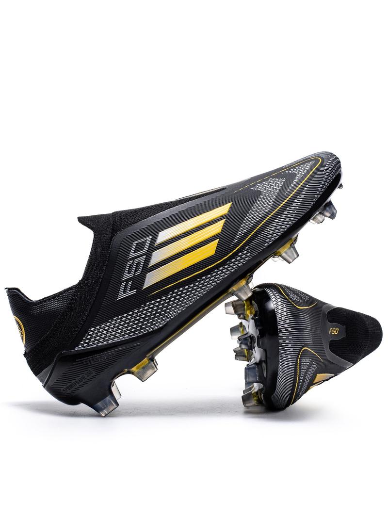 Competition Ready Mens Football Shoes Anti Slip AG Long Studs Professional Soccer Boots Breathable Design for Outdoor Training Turf Enhanced Grip Cleats