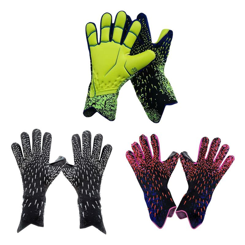 Goalkeeper Goalie Soccer Gloves Kids Youth and Adults High Performance Goalkeeper Gloves, Breathable Soccer Goalkeeper Gloves with Strong Grips Palms