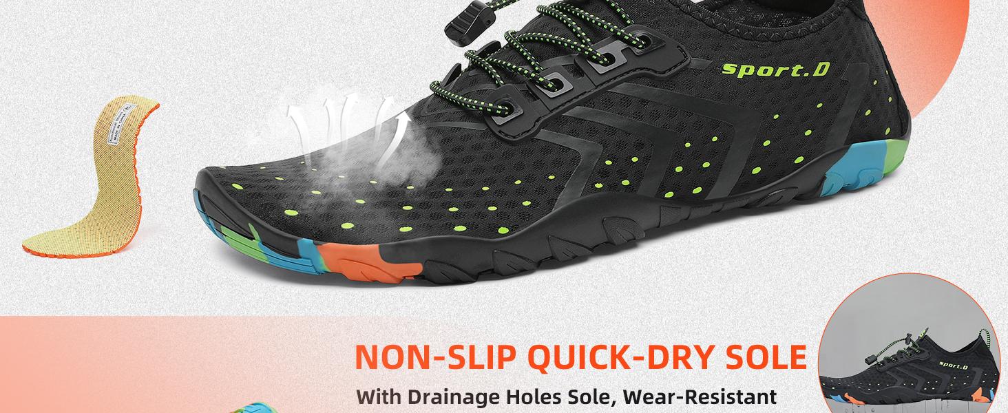 Mishansha Tide II - Water Shoes for Women Men Barefoot Beach Shoe Quick Dry Aqua Swim Socks for Surfing Yoga dealsforyoudays