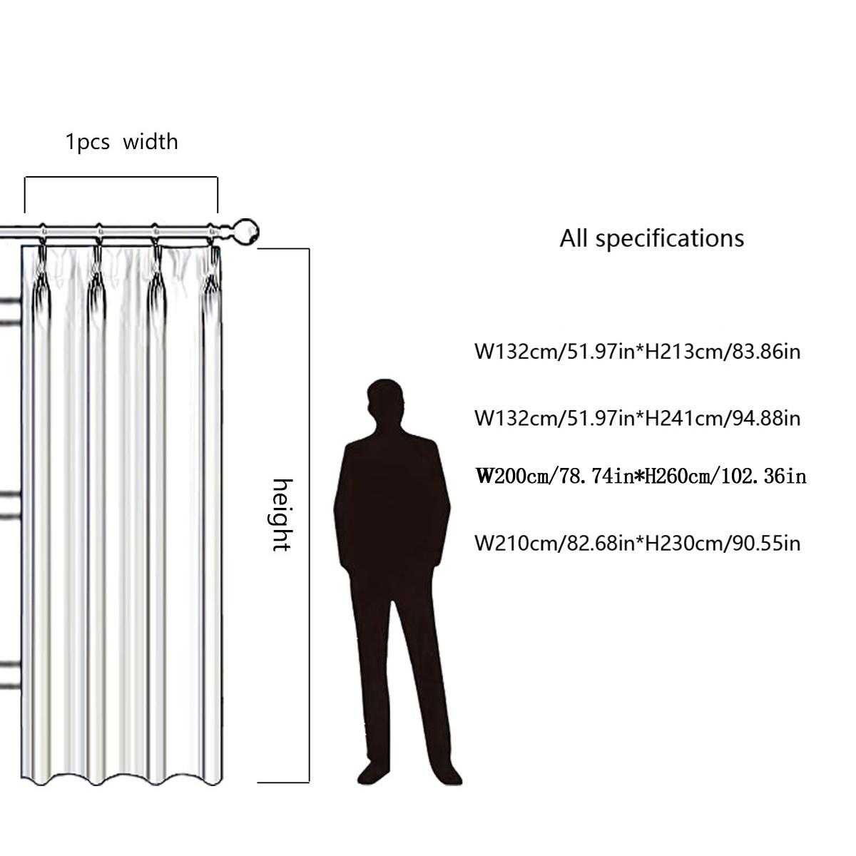 2pcs Wind Double Layer Sheer Curtain Set, Bedroom Girl Style Light Blocking Curtains, Living Room Balcony Soft Atmosphere Curtains