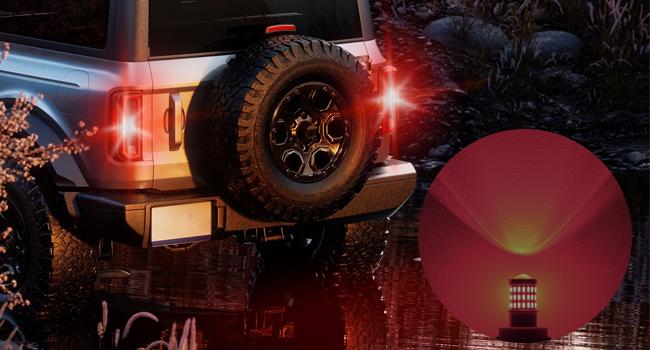 Nilight 57LED 1157 Red 2057 2357 BAY15D 7528 LED Bulb (Pair) Lighting  #FathersDayGift