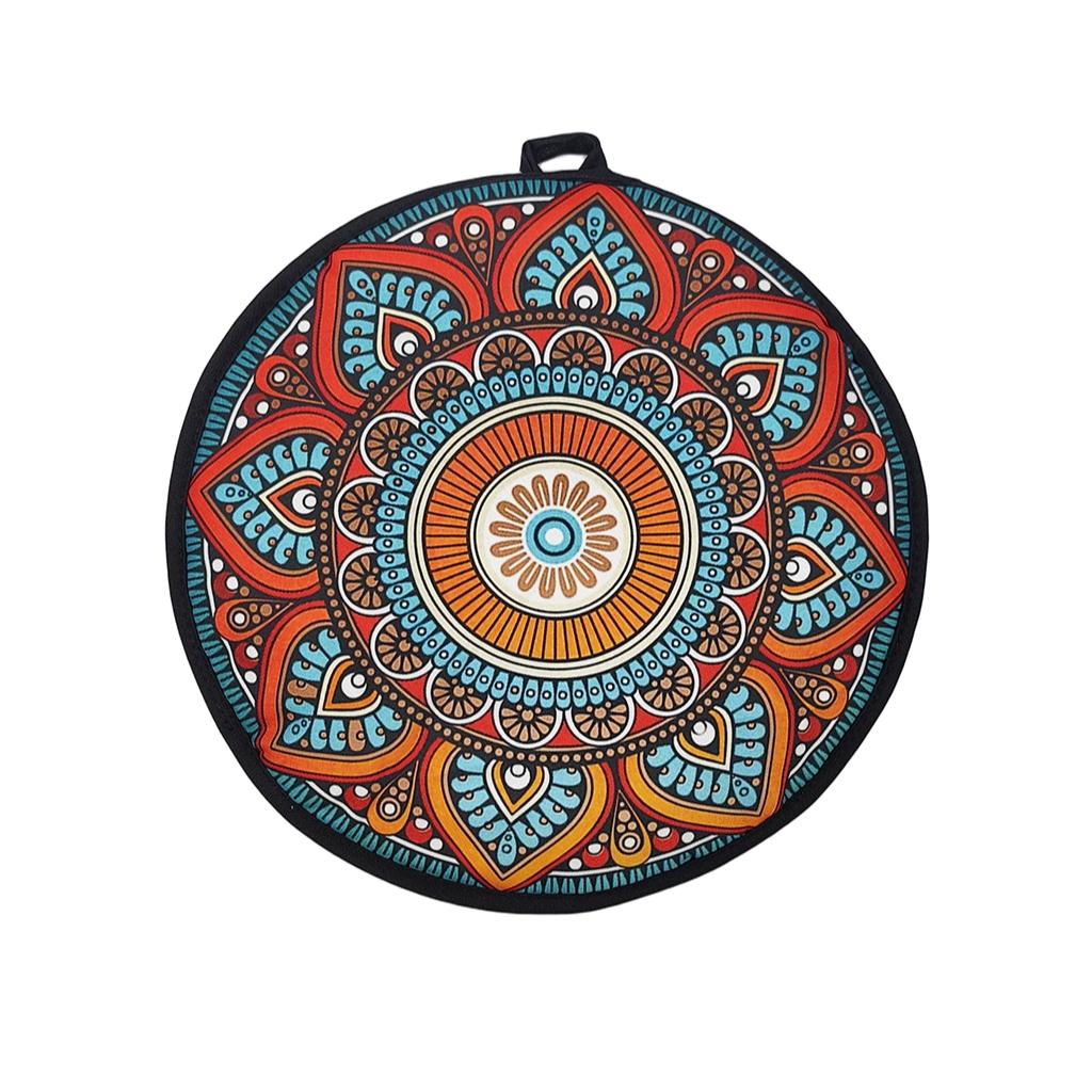 1pcs Mexican Thickened Corn Tortilla Insulated Bag, Pure Cotton Round Bread Carrier, Home Use Takeout Bag, Cross-Border Food Storage