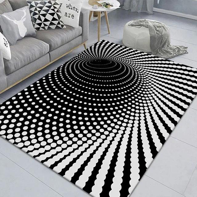 2D Vortex Skull Checkerboard Flannel Area Rug - 2D Illusion Red Eyes Skeleton Print Soft Mat for Living Room, Non-Slip Gothic Home Decor #2DSkullRug #CheckerboardVortexMat #GothicHomeDecor #2DIllusionCarpet #NonSlipFlannelRug