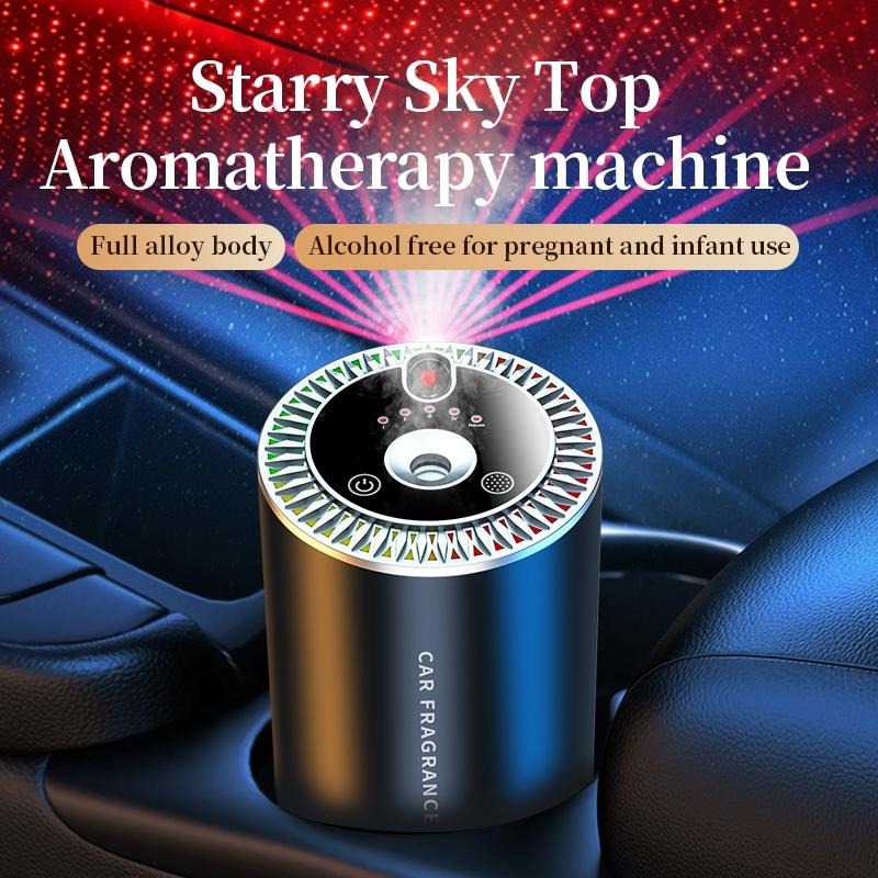 Essential Oil Diffuser Humidifier & Aroma Dispenser, Touch Sensor USB Powered, Colorful LED Lights, Auto Mode, Compact Design for Home Travel, Aromatherapy Diffusers