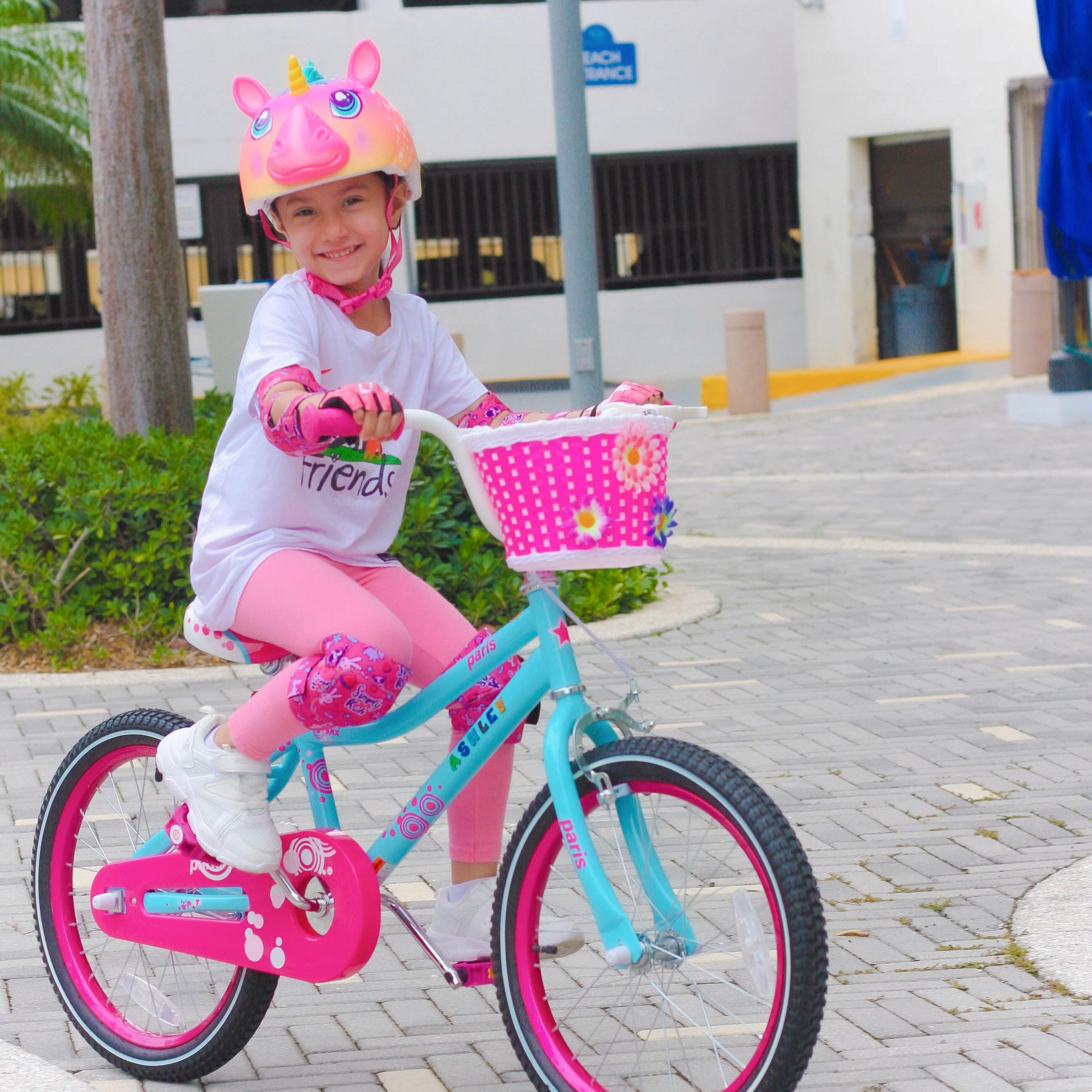 JOYSTAR ON SALE 14-18 Inch Girls Bike Ages 3-8 Years Old Kids Bike with Training Wheels Basket  Handbrake boy girl